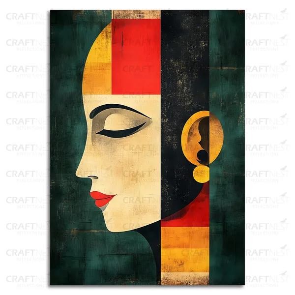 Craftnest_Reflection_Modern_Art_Wall_Hanging_Frame_Painting_For_Living_Room_Large_Size_With_Frames_For_Home_Office_Engineered_Wood_Base_Canvas_Print_Wall_Decor_Bedroom_Gift