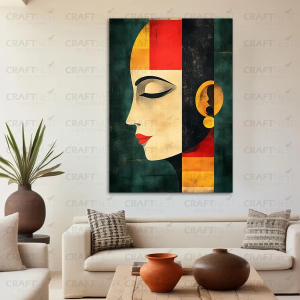 Craftnest_Reflection_Modern_Art_Wall_Hanging_Frame_Painting_For_Living_Room_Large_Size_With_Frames_For_Home_Office_Engineered_Wood_Base_Canvas_Print_Wall_Decor_Bedroom_Gift