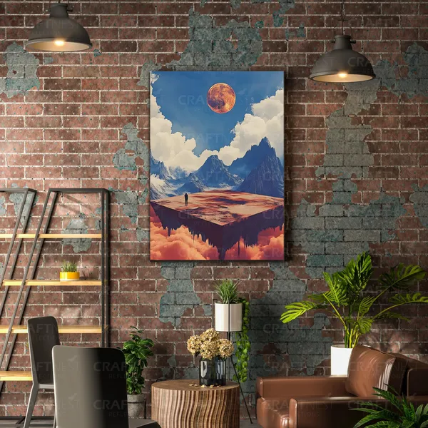 Craftnest_Reflection_Modern_Art_Wall_Hanging_Frame_Painting_For_Living_Room_Large_Size_With_Frames_For_Home_Office_Engineered_Wood_Base_Canvas_Print_Wall_Decor_Bedroom_Gift