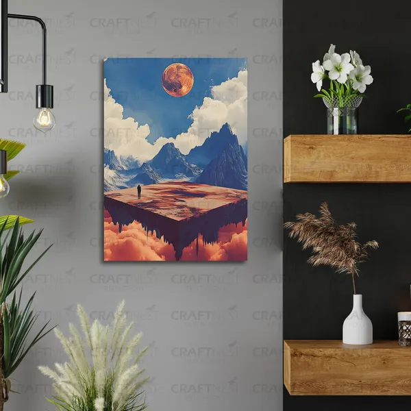 Craftnest_Reflection_Modern_Art_Wall_Hanging_Frame_Painting_For_Living_Room_Large_Size_With_Frames_For_Home_Office_Engineered_Wood_Base_Canvas_Print_Wall_Decor_Bedroom_Gift