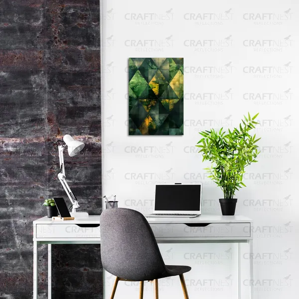 Craftnest_Reflections_Modern_Art_Wall_Hanging_Frame_-_30X20_Cm_Painting_For_Living_Room_Large_Size_With_Frames_For_Home,_Office_|_Engineered_Wood_Base_Canvas_Print_Wall_Decor_A4_Size_|_Bedroom,_Gift