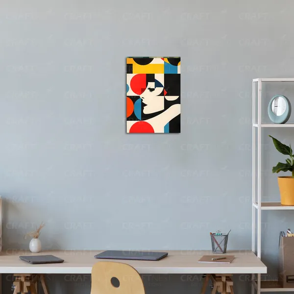 Craftnest_Reflections_Modern_Art_Wall_Hanging_Frame_-_30X20_Cm_Painting_For_Living_Room_Large_Size_With_Frames_For_Home,_Office_|_Engineered_Wood_Base_Canvas_Print_Wall_Decor_A4_Size_|_Bedroom,_Gift