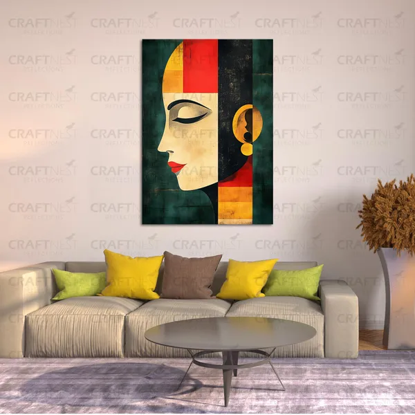 Craftnest_Reflection_Modern_Art_Wall_Hanging_Frame_Painting_For_Living_Room_Large_Size_With_Frames_For_Home_Office_Engineered_Wood_Base_Canvas_Print_Wall_Decor_Bedroom_Gift
