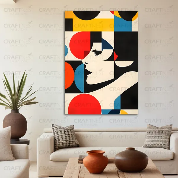 Craftnest_Reflection_Modern_Art_Wall_Hanging_Frame_Painting_For_Living_Room_Large_Size_With_Frames_For_Home_Office_Engineered_Wood_Base_Canvas_Print_Wall_Decor_Bedroom_Gift