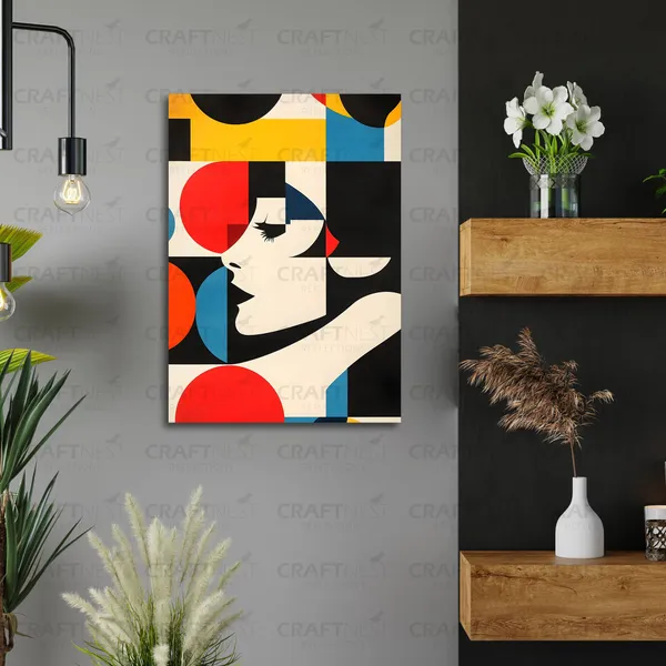 Craftnest_Reflection_Modern_Art_Wall_Hanging_Frame_Painting_For_Living_Room_Large_Size_With_Frames_For_Home_Office_Engineered_Wood_Base_Canvas_Print_Wall_Decor_Bedroom_Gift