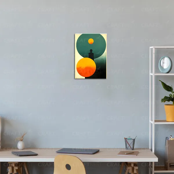 Craftnest_Reflections_Modern_Art_Wall_Hanging_Frame_-_30X20_Cm_Painting_For_Living_Room_Large_Size_With_Frames_For_Home,_Office_|_Engineered_Wood_Base_Canvas_Print_Wall_Decor_A4_Size_|_Bedroom,_Gift