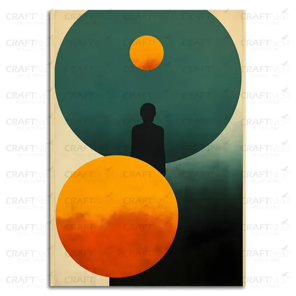 Craftnest_Reflection_Modern_Art_Wall_Hanging_Frame_Painting_For_Living_Room_Large_Size_With_Frames_For_Home_Office_Engineered_Wood_Base_Canvas_Print_Wall_Decor_Bedroom_Gift