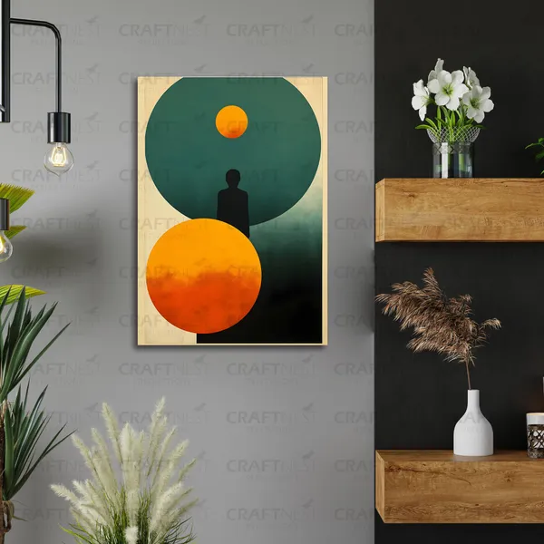 Craftnest_Reflection_Modern_Art_Wall_Hanging_Frame_Painting_For_Living_Room_Large_Size_With_Frames_For_Home_Office_Engineered_Wood_Base_Canvas_Print_Wall_Decor_Bedroom_Gift