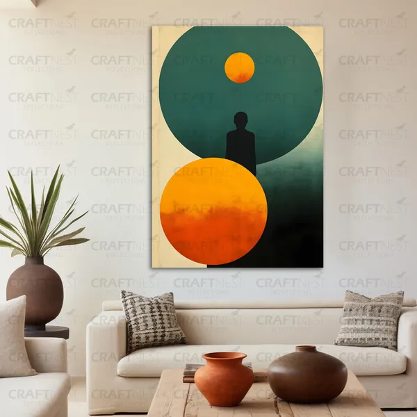 Craftnest_Reflection_Modern_Art_Wall_Hanging_Frame_Painting_For_Living_Room_Large_Size_With_Frames_For_Home_Office_Engineered_Wood_Base_Canvas_Print_Wall_Decor_Bedroom_Gift