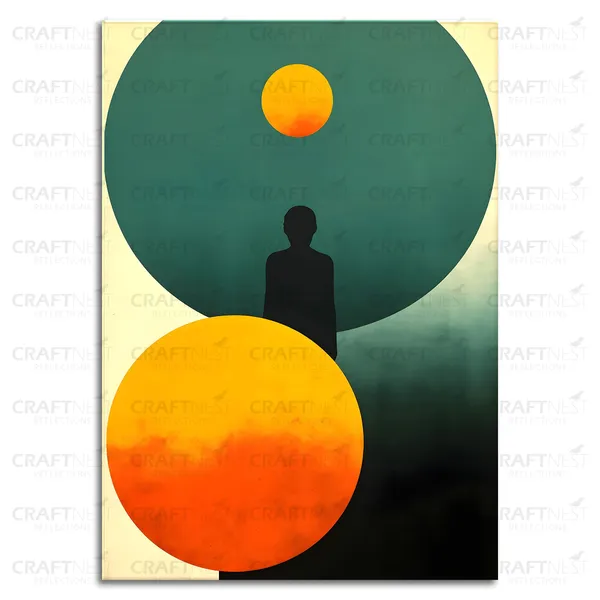 Craftnest_Reflection_Modern_Art_Wall_Hanging_Frame_Painting_For_Living_Room_Large_Size_With_Frames_For_Home_Office_Engineered_Wood_Base_Canvas_Print_Wall_Decor_Bedroom_Gift
