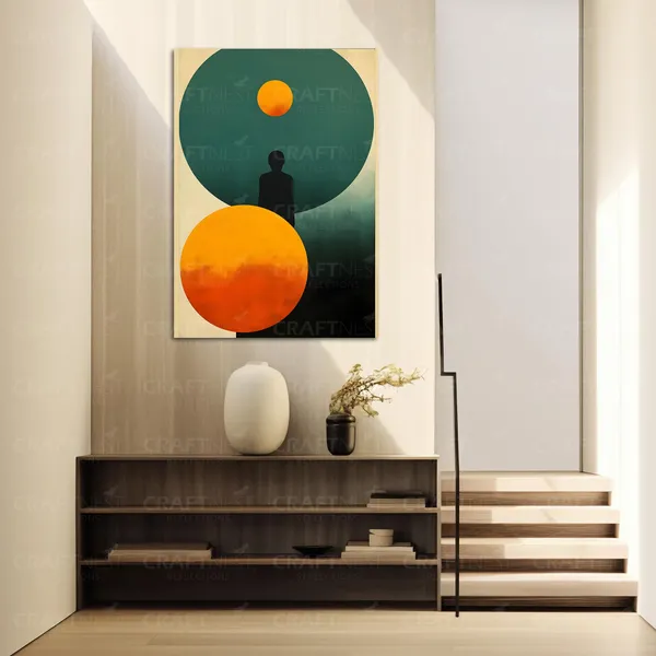 Craftnest_Reflection_Modern_Art_Wall_Hanging_Frame_Painting_For_Living_Room_Large_Size_With_Frames_For_Home_Office_Engineered_Wood_Base_Canvas_Print_Wall_Decor_Bedroom_Gift