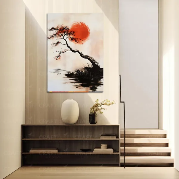 Craftnest_Reflection_Modern_Art_Wall_Hanging_Frame_Painting_For_Living_Room_Large_Size_With_Frames_For_Home_Office_Engineered_Wood_Base_Canvas_Print_Wall_Decor_Bedroom_Gift