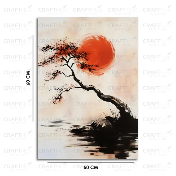 Craftnest_Reflection_Modern_Art_Wall_Hanging_Frame_Painting_For_Living_Room_Large_Size_With_Frames_For_Home_Office_Engineered_Wood_Base_Canvas_Print_Wall_Decor_Bedroom_Gift
