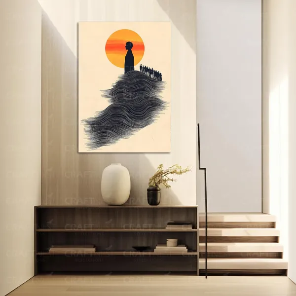 Craftnest_Reflection_Modern_Art_Wall_Hanging_Frame_Painting_For_Living_Room_Large_Size_With_Frames_For_Home_Office_Engineered_Wood_Base_Canvas_Print_Wall_Decor_Bedroom_Gift