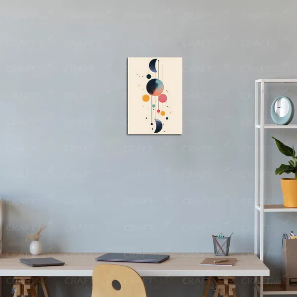 Craftnest_Reflections_Modern_Art_Wall_Hanging_Frame_-_30X20_Cm_Painting_For_Living_Room_Large_Size_With_Frames_For_Home,_Office_|_Engineered_Wood_Base_Canvas_Print_Wall_Decor_A4_Size_|_Bedroom,_Gift