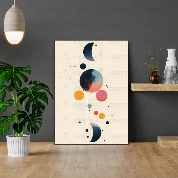 Craftnest_Reflection_Modern_Art_Wall_Hanging_Frame_Painting_For_Living_Room_Large_Size_With_Frames_For_Home_Office_Engineered_Wood_Base_Canvas_Print_Wall_Decor_Bedroom_Gift