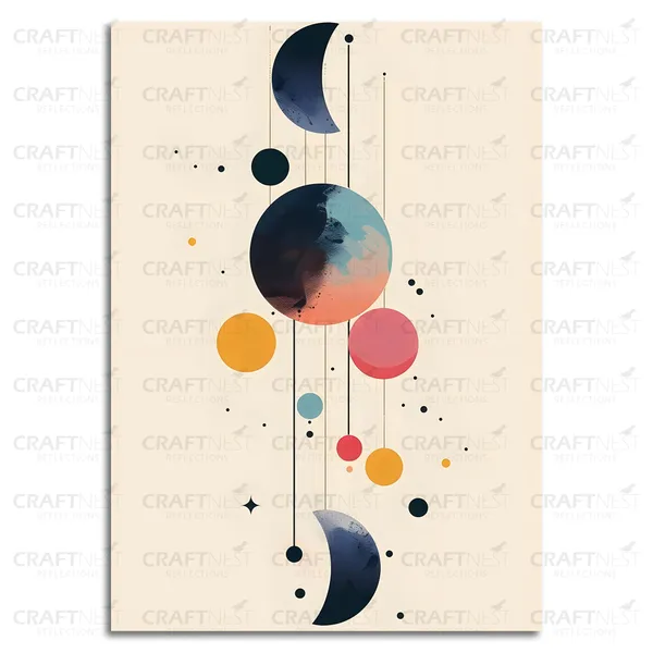 Craftnest_Reflection_Modern_Art_Wall_Hanging_Frame_Painting_For_Living_Room_Large_Size_With_Frames_For_Home_Office_Engineered_Wood_Base_Canvas_Print_Wall_Decor_Bedroom_Gift