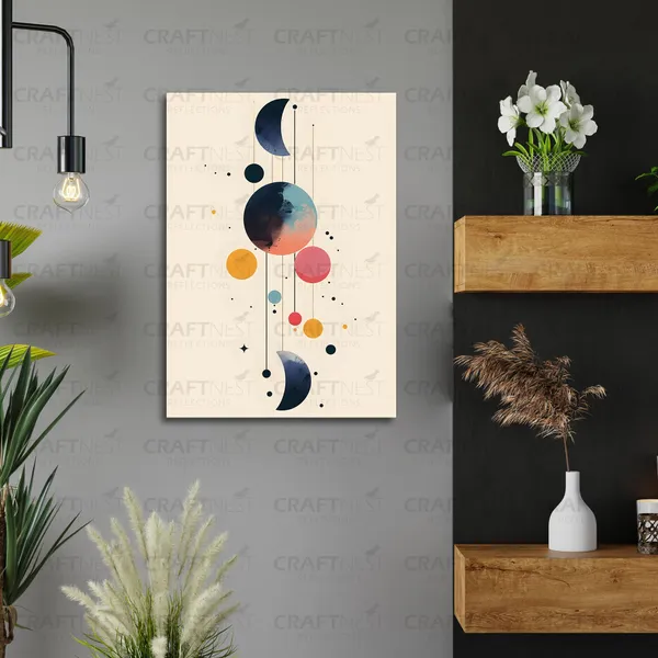 Craftnest_Reflection_Modern_Art_Wall_Hanging_Frame_Painting_For_Living_Room_Large_Size_With_Frames_For_Home_Office_Engineered_Wood_Base_Canvas_Print_Wall_Decor_Bedroom_Gift