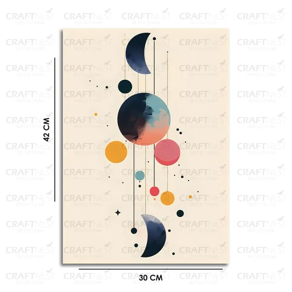 Craftnest_Reflection_Modern_Art_Wall_Hanging_Frame_Painting_For_Living_Room_Large_Size_With_Frames_For_Home_Office_Engineered_Wood_Base_Canvas_Print_Wall_Decor_Bedroom_Gift