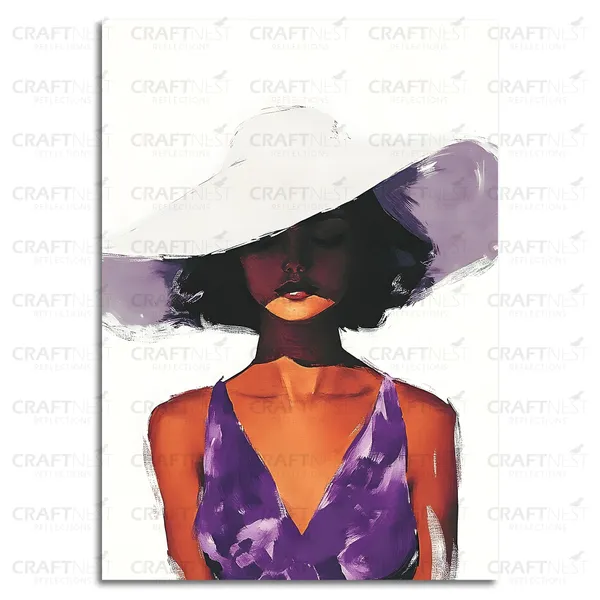 Craftnest_Reflections_Modern_Art_Wall_Hanging_Frame_-_30X20_Cm_Painting_For_Living_Room_Large_Size_With_Frames_For_Home,_Office_|_Engineered_Wood_Base_Canvas_Print_Wall_Decor_A4_Size_|_Bedroom,_Gift