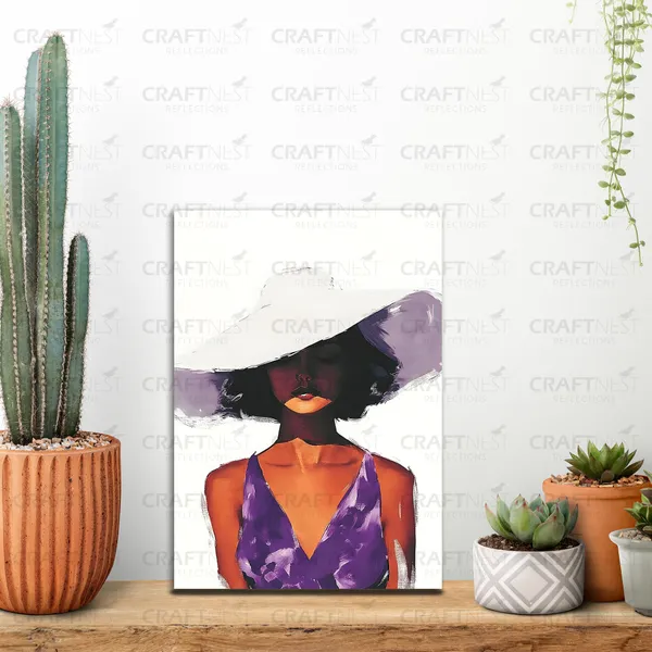 Craftnest_Reflections_Modern_Art_Wall_Hanging_Frame_-_30X20_Cm_Painting_For_Living_Room_Large_Size_With_Frames_For_Home,_Office_|_Engineered_Wood_Base_Canvas_Print_Wall_Decor_A4_Size_|_Bedroom,_Gift