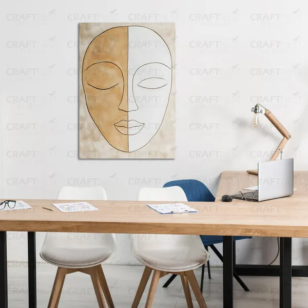 Craftnest_Reflection_Modern_Art_Wall_Hanging_Frame_Painting_For_Living_Room_Large_Size_With_Frames_For_Home_Office_Engineered_Wood_Base_Canvas_Print_Wall_Decor_Bedroom_Gift