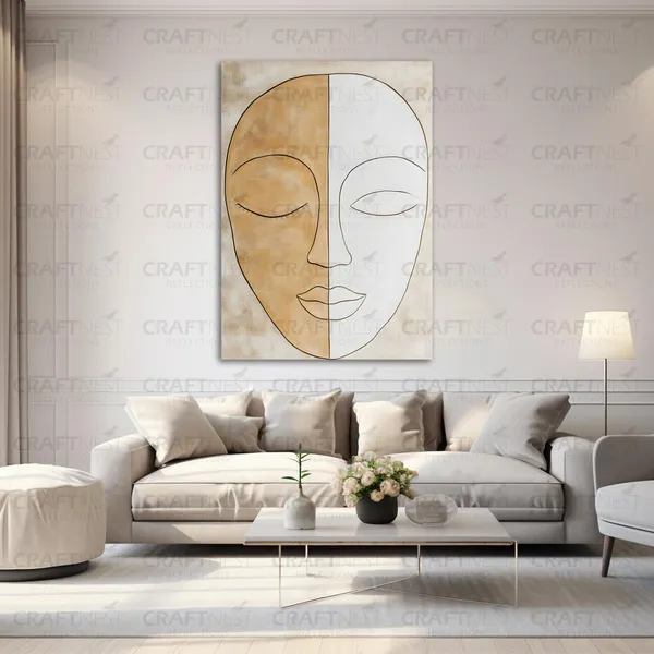 Craftnest_Reflection_Modern_Art_Wall_Hanging_Frame_Painting_For_Living_Room_Large_Size_With_Frames_For_Home_Office_Engineered_Wood_Base_Canvas_Print_Wall_Decor_Bedroom_Gift