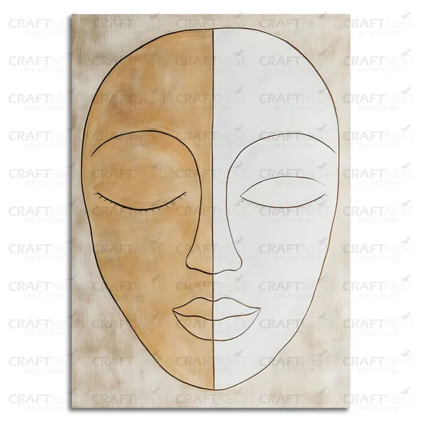 Craftnest_Reflection_Modern_Art_Wall_Hanging_Frame_Painting_For_Living_Room_Large_Size_With_Frames_For_Home_Office_Engineered_Wood_Base_Canvas_Print_Wall_Decor_Bedroom_Gift