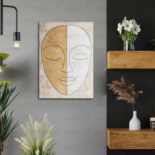 Craftnest_Reflection_Modern_Art_Wall_Hanging_Frame_Painting_For_Living_Room_Large_Size_With_Frames_For_Home_Office_Engineered_Wood_Base_Canvas_Print_Wall_Decor_Bedroom_Gift