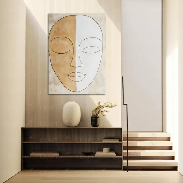 Craftnest_Reflection_Modern_Art_Wall_Hanging_Frame_Painting_For_Living_Room_Large_Size_With_Frames_For_Home_Office_Engineered_Wood_Base_Canvas_Print_Wall_Decor_Bedroom_Gift