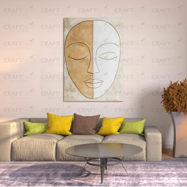 Craftnest_Reflection_Modern_Art_Wall_Hanging_Frame_Painting_For_Living_Room_Large_Size_With_Frames_For_Home_Office_Engineered_Wood_Base_Canvas_Print_Wall_Decor_Bedroom_Gift