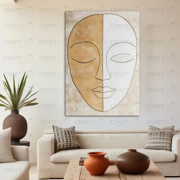 Craftnest_Reflection_Modern_Art_Wall_Hanging_Frame_Painting_For_Living_Room_Large_Size_With_Frames_For_Home_Office_Engineered_Wood_Base_Canvas_Print_Wall_Decor_Bedroom_Gift