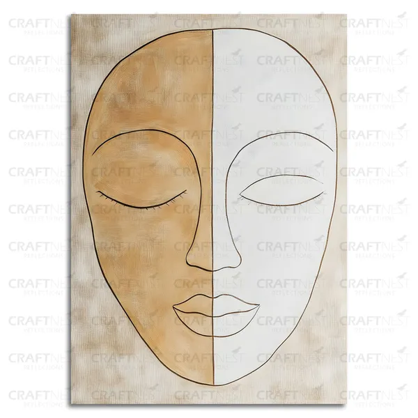 Craftnest_Reflection_Modern_Art_Wall_Hanging_Frame_Painting_For_Living_Room_Large_Size_With_Frames_For_Home_Office_Engineered_Wood_Base_Canvas_Print_Wall_Decor_Bedroom_Gift