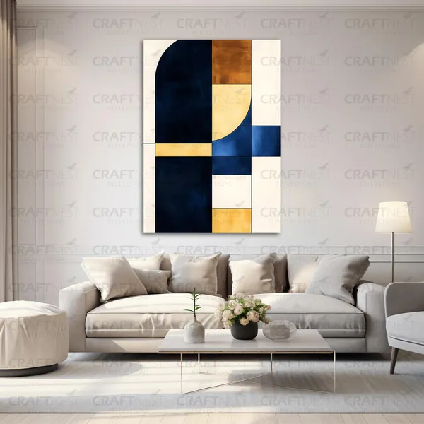 Craftnest_Reflection_Modern_Art_Wall_Hanging_Frame_Painting_For_Living_Room_Large_Size_With_Frames_For_Home_Office_Engineered_Wood_Base_Canvas_Print_Wall_Decor_Bedroom_Gift