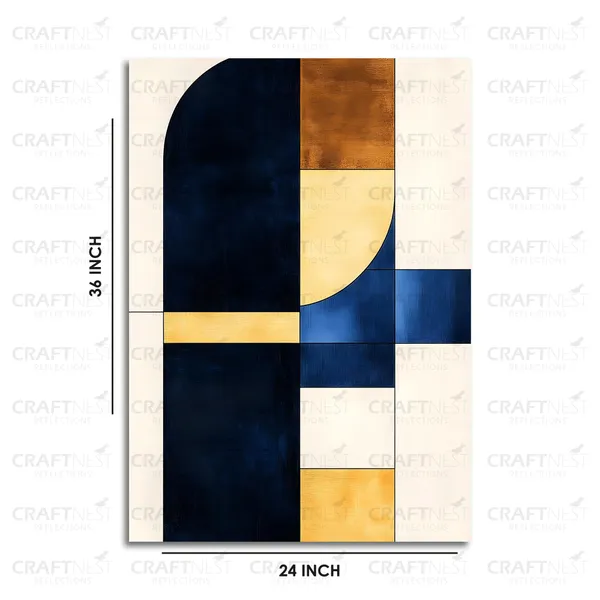 Craftnest_Reflection_Modern_Art_Wall_Hanging_Frame_Painting_For_Living_Room_Large_Size_With_Frames_For_Home_Office_Engineered_Wood_Base_Canvas_Print_Wall_Decor_Bedroom_Gift