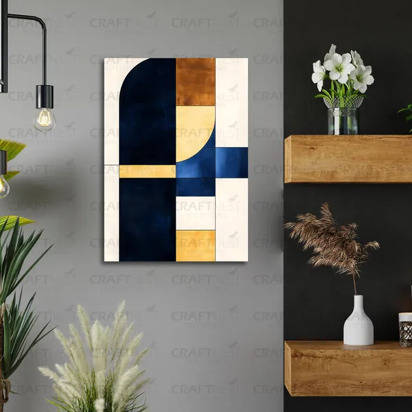 Craftnest_Reflection_Modern_Art_Wall_Hanging_Frame_Painting_For_Living_Room_Large_Size_With_Frames_For_Home_Office_Engineered_Wood_Base_Canvas_Print_Wall_Decor_Bedroom_Gift