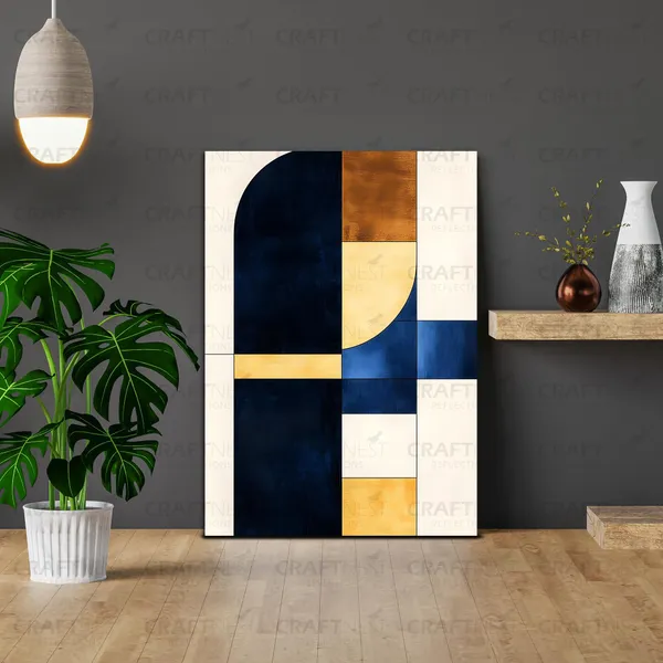 Craftnest_Reflection_Modern_Art_Wall_Hanging_Frame_Painting_For_Living_Room_Large_Size_With_Frames_For_Home_Office_Engineered_Wood_Base_Canvas_Print_Wall_Decor_Bedroom_Gift