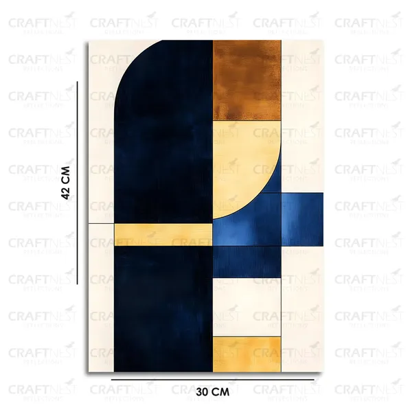 Craftnest_Reflection_Modern_Art_Wall_Hanging_Frame_Painting_For_Living_Room_Large_Size_With_Frames_For_Home_Office_Engineered_Wood_Base_Canvas_Print_Wall_Decor_Bedroom_Gift