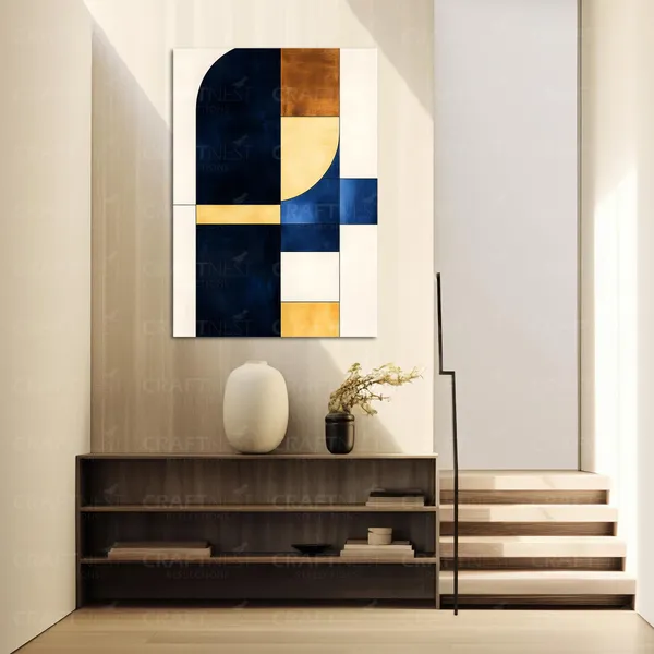Craftnest_Reflection_Modern_Art_Wall_Hanging_Frame_Painting_For_Living_Room_Large_Size_With_Frames_For_Home_Office_Engineered_Wood_Base_Canvas_Print_Wall_Decor_Bedroom_Gift