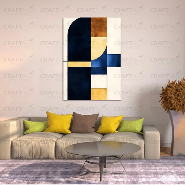 Craftnest_Reflection_Modern_Art_Wall_Hanging_Frame_Painting_For_Living_Room_Large_Size_With_Frames_For_Home_Office_Engineered_Wood_Base_Canvas_Print_Wall_Decor_Bedroom_Gift