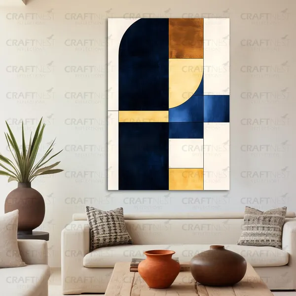 Craftnest_Reflection_Modern_Art_Wall_Hanging_Frame_Painting_For_Living_Room_Large_Size_With_Frames_For_Home_Office_Engineered_Wood_Base_Canvas_Print_Wall_Decor_Bedroom_Gift