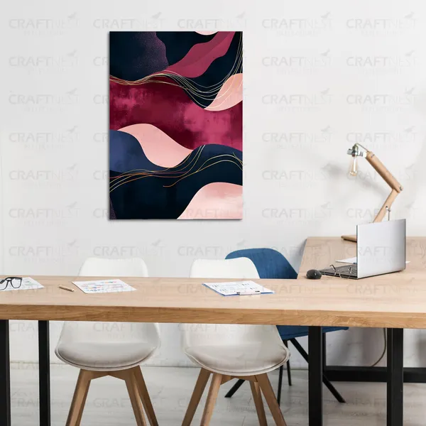 Craftnest_Reflection_Modern_Art_Wall_Hanging_Frame_Painting_For_Living_Room_Large_Size_With_Frames_For_Home_Office_Engineered_Wood_Base_Canvas_Print_Wall_Decor_Bedroom_Gift