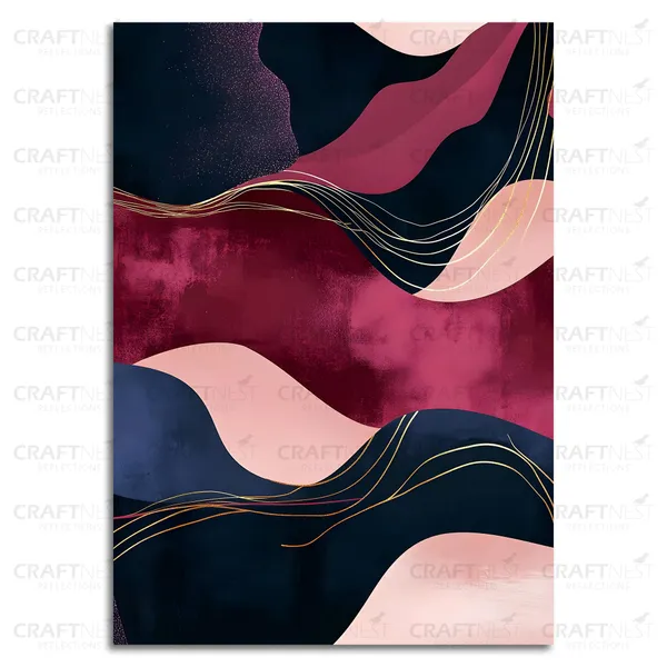 Craftnest_Reflection_Modern_Art_Wall_Hanging_Frame_Painting_For_Living_Room_Large_Size_With_Frames_For_Home_Office_Engineered_Wood_Base_Canvas_Print_Wall_Decor_Bedroom_Gift