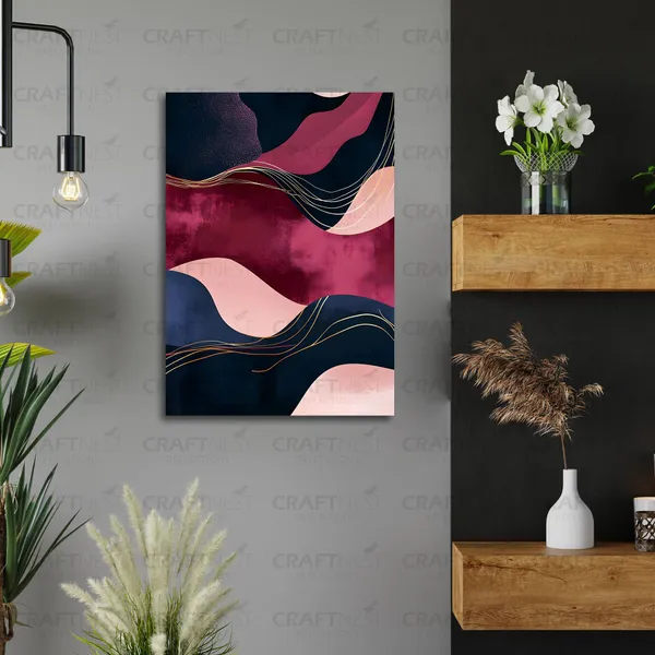 Craftnest_Reflection_Modern_Art_Wall_Hanging_Frame_Painting_For_Living_Room_Large_Size_With_Frames_For_Home_Office_Engineered_Wood_Base_Canvas_Print_Wall_Decor_Bedroom_Gift
