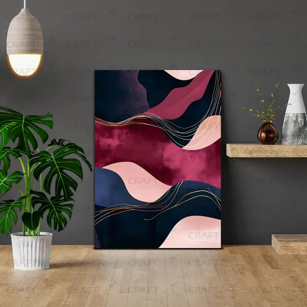 Craftnest_Reflection_Modern_Art_Wall_Hanging_Frame_Painting_For_Living_Room_Large_Size_With_Frames_For_Home_Office_Engineered_Wood_Base_Canvas_Print_Wall_Decor_Bedroom_Gift