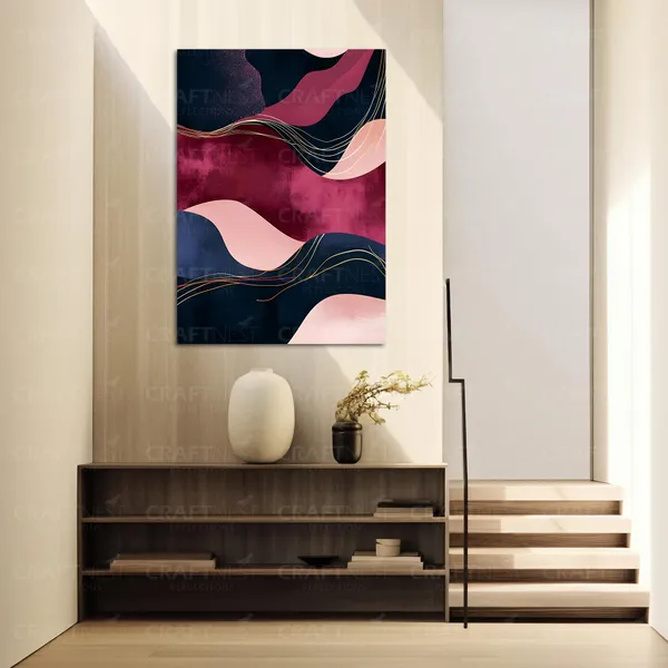 Craftnest_Reflection_Modern_Art_Wall_Hanging_Frame_Painting_For_Living_Room_Large_Size_With_Frames_For_Home_Office_Engineered_Wood_Base_Canvas_Print_Wall_Decor_Bedroom_Gift