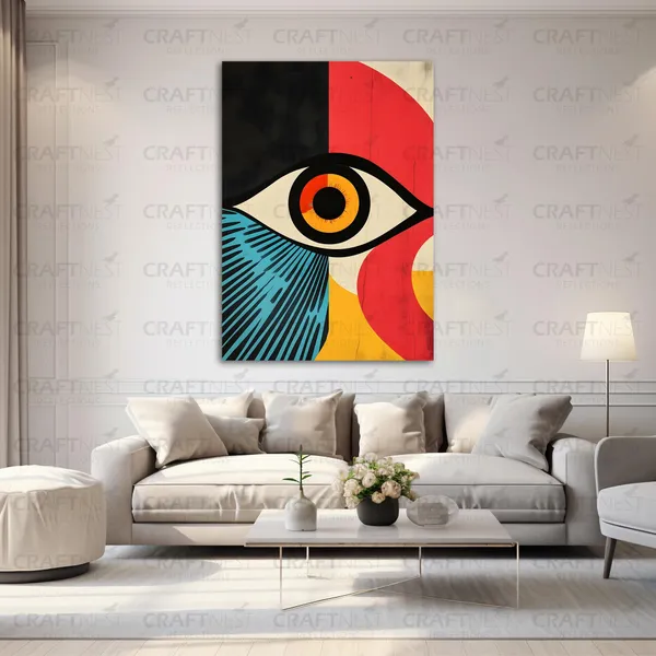 Craftnest_Reflection_Modern_Art_Wall_Hanging_Frame_Painting_For_Living_Room_Large_Size_With_Frames_For_Home_Office_Engineered_Wood_Base_Canvas_Print_Wall_Decor_Bedroom_Gift