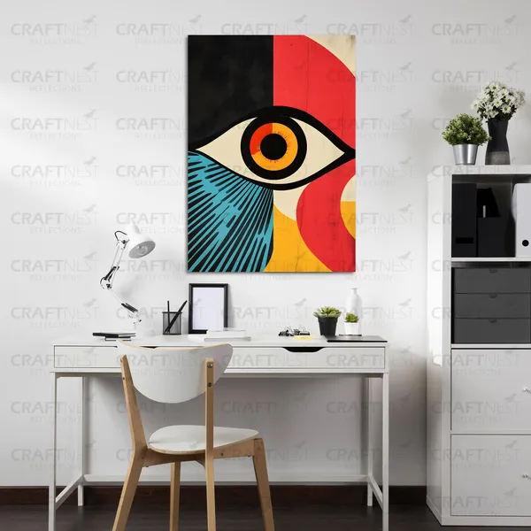 Craftnest_Reflection_Modern_Art_Wall_Hanging_Frame_Painting_For_Living_Room_Large_Size_With_Frames_For_Home_Office_Engineered_Wood_Base_Canvas_Print_Wall_Decor_Bedroom_Gift