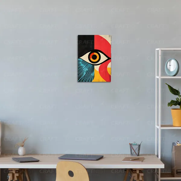 Craftnest_Reflections_Modern_Art_Wall_Hanging_Frame_-_30X20_Cm_Painting_For_Living_Room_Large_Size_With_Frames_For_Home,_Office_|_Engineered_Wood_Base_Canvas_Print_Wall_Decor_A4_Size_|_Bedroom,_Gift