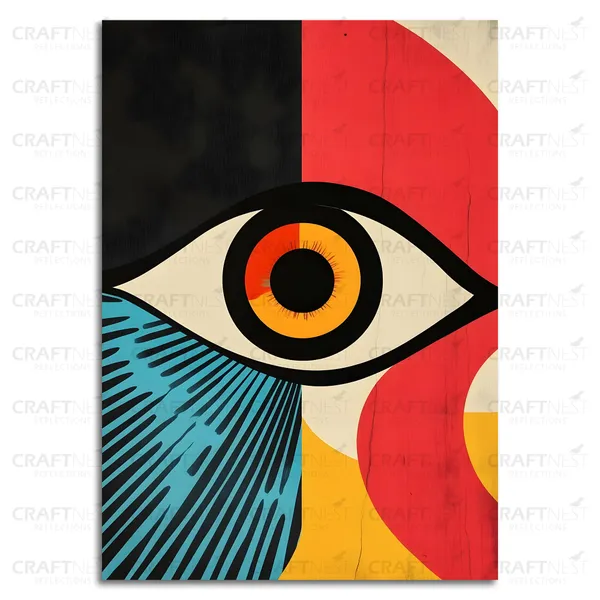 Craftnest_Reflections_Modern_Art_Wall_Hanging_Frame_-_30X20_Cm_Painting_For_Living_Room_Large_Size_With_Frames_For_Home,_Office_|_Engineered_Wood_Base_Canvas_Print_Wall_Decor_A4_Size_|_Bedroom,_Gift